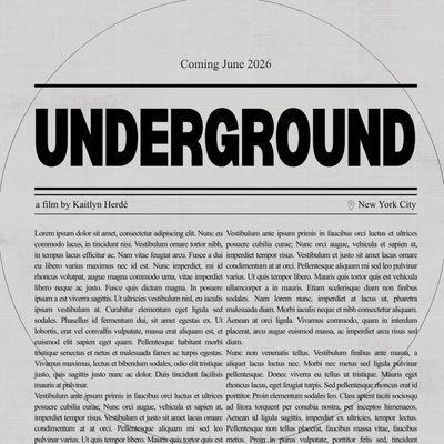Underground, a short film